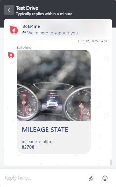 You can find a good example in the chatbot (bottom right) under the title: Test Drive. Here you can simply try out what is possible. Simply enter your subscription identification and start using the test drive